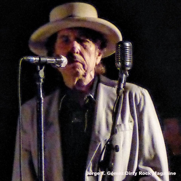 Bob Dylan en su concierto en Madrid 2015