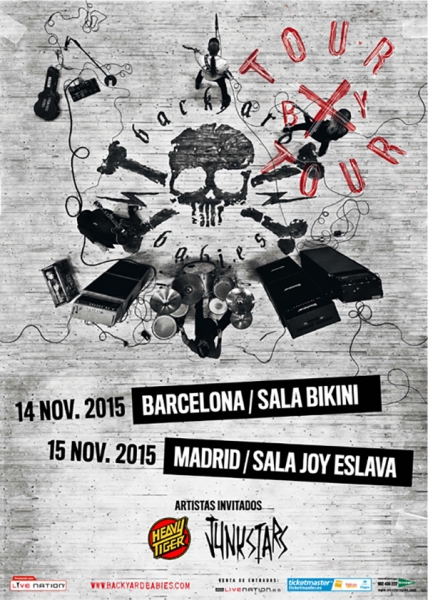 Backyard Babies gira española 2015