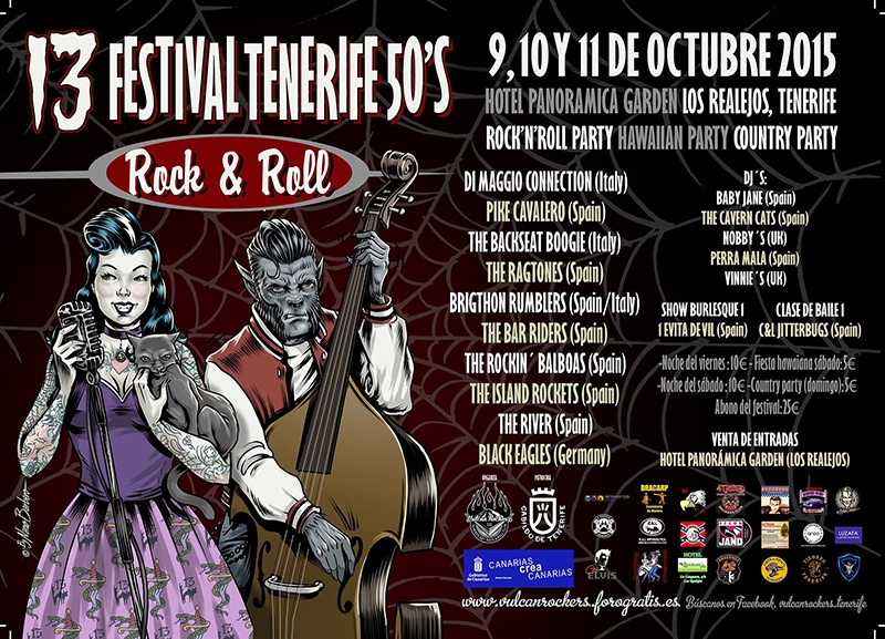 13 Tenerife 50 Rock and Roll 2015 cartel