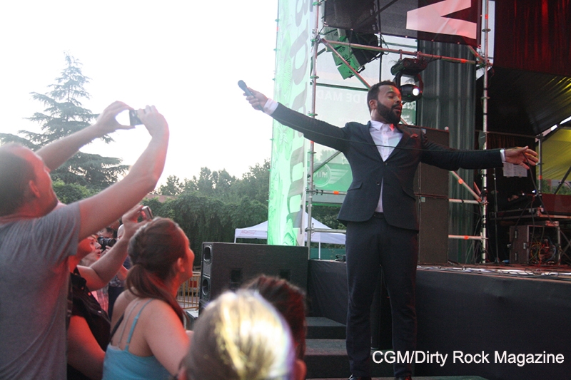 Myles Sanko en el Black is Back 2015 Madgarden