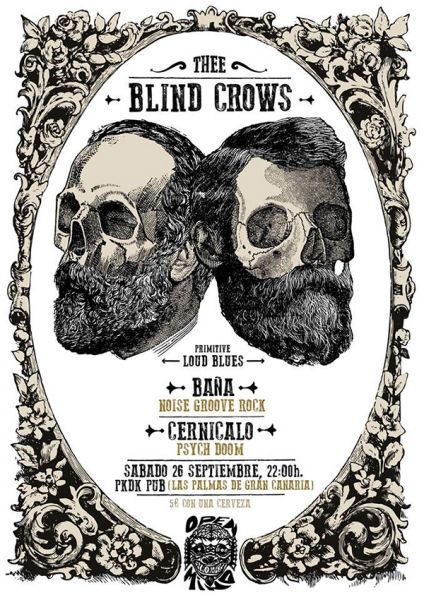 Thee Blind Crows en Tenerife y Gran Canaria para presentar su Primitive Loud Blues 2015