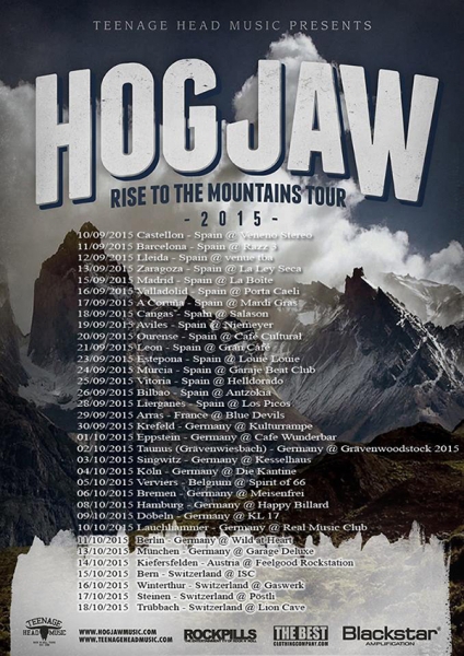 Hogjaw Rise To The Mountains, nuevo disco, gira española y europea