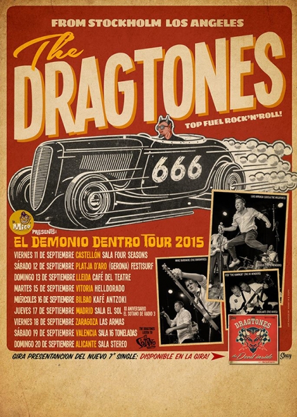 The Dragtones presentan nuevo EP Ding Dong! en una gira española 2015