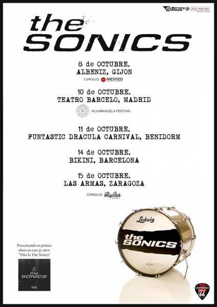 The Sonics gira española para presentar This is the Sonics