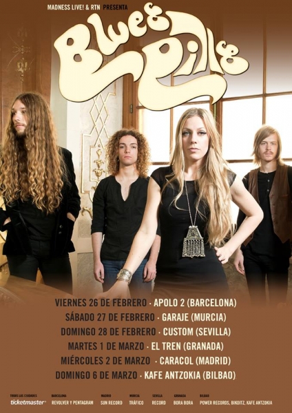 Blues Pills gira española 2016