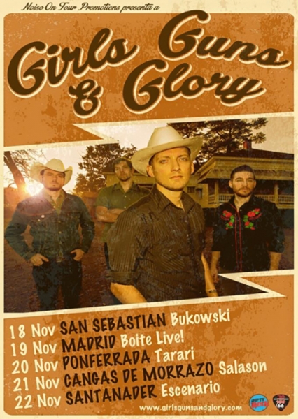 Entrevista a Girls Guns and Glory de la mano de Ward Hayden 2015