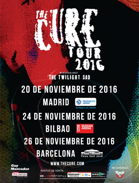 The Cure gira en España en noviembre 2016