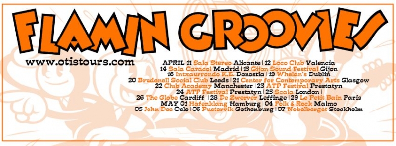 Roy Loney abrirá los conciertos de Flamin´Groovies en España 2016