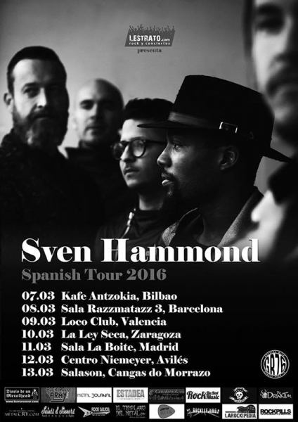 Sven Hammond de gira en marzo 2016