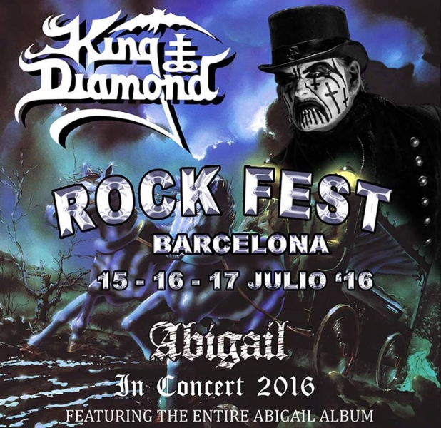 King Diamond estará en el festival Rock Fest Barcelona 2016