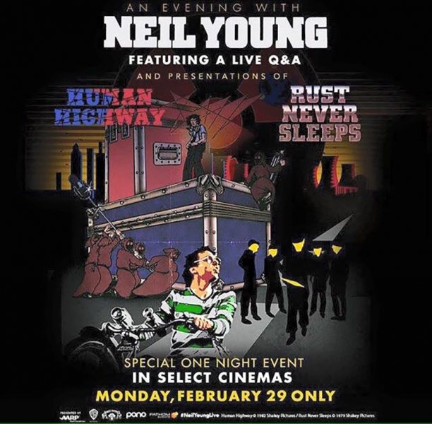 Neil Young reedita en DVD sus películas Human Highway y Rust Never Sleeps 2016