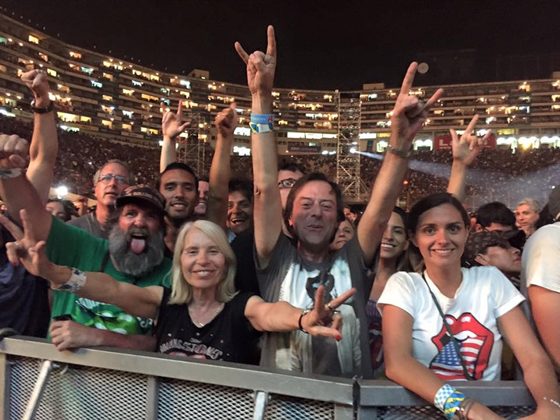The Rolling Stones ofrecen su primer concierto en Lima, Perú. Jordi Güell y Conchi
