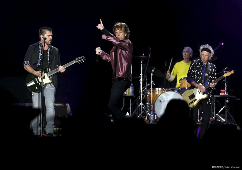 The Rolling Stones actuaron en Bogotá Colombia junto a Juanes