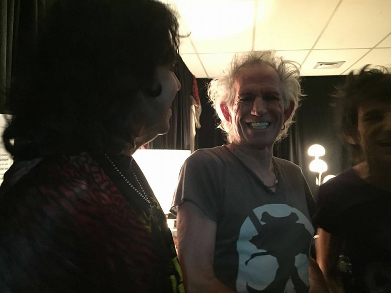 Golden Grahams con Rolling Stones Argentina Keith Richards y Ronnie Wood