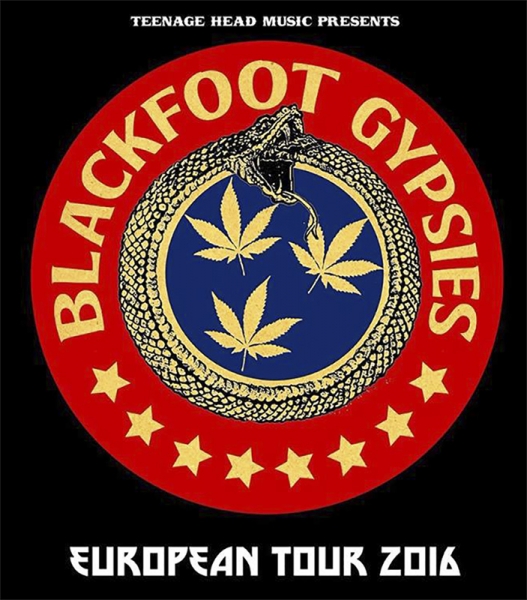 Blackfoot Gypsies gira española 2016 Tour