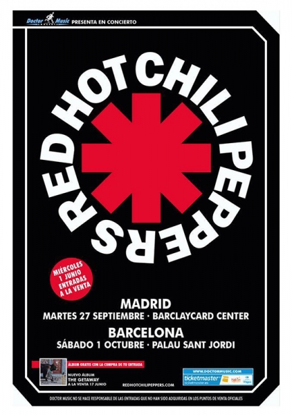 Red Hot Chili Peppers anuncian nuevo disco The Gateway y conciertos en Madrid y Barcelona