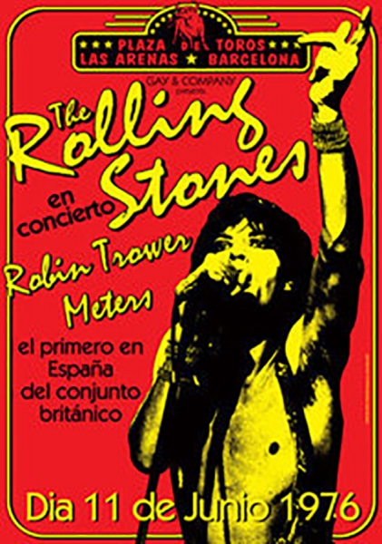 Rolling Stones concierto Barcelona 11 junio 1976