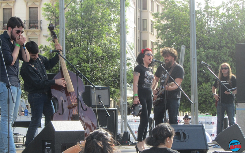Jodie Cash Fingers Osteguna Rock Festival 2016