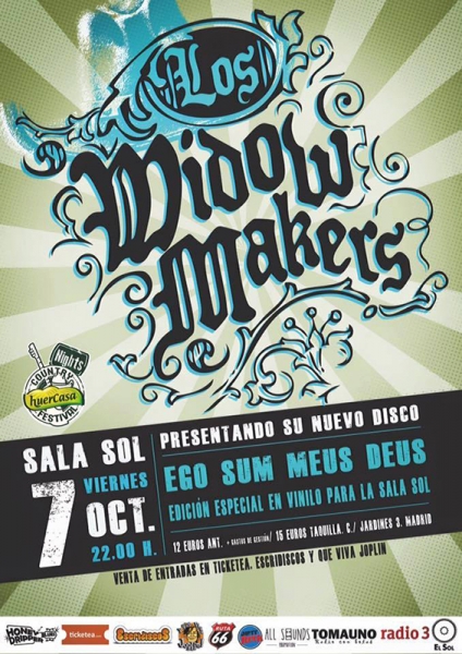 Los Widow Makers presentan su nuevo disco Ego Sum Meus Deus