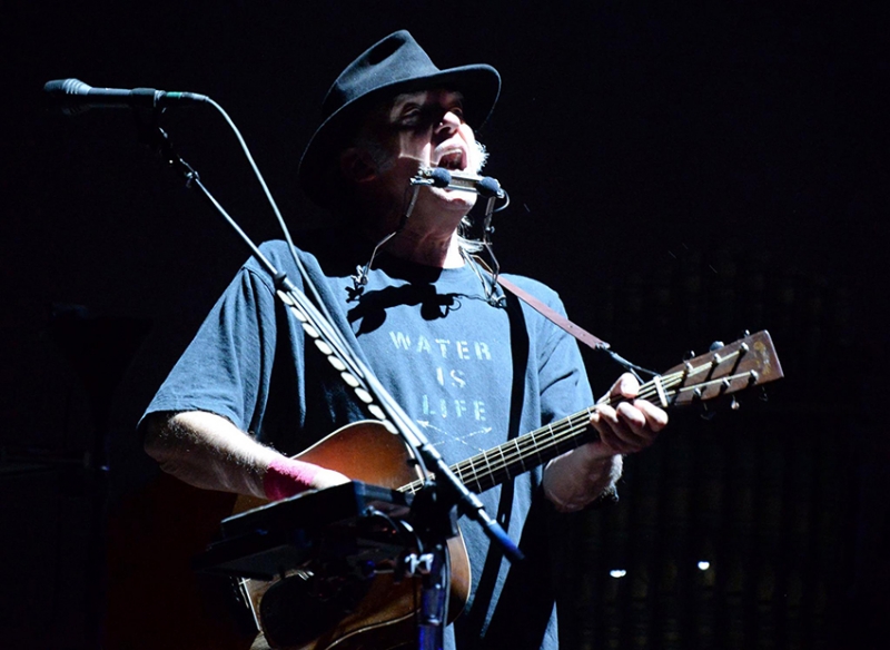 Neil Young y Paul McCartney juntos en el Desert Trip Festival California 2016