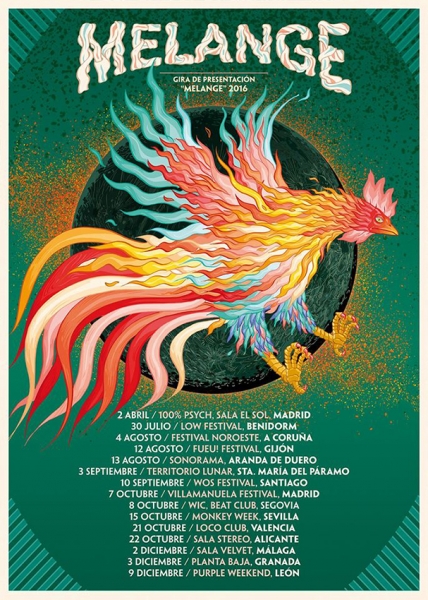 Melange anuncian disco debut y gira de presentación.2016