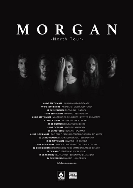 Morgan fechas gira española North Tour 2017