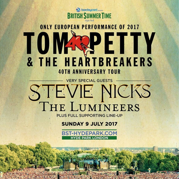 Tom Petty &The Heartbreakers en Londres 9 julio 2017 Hyde Park