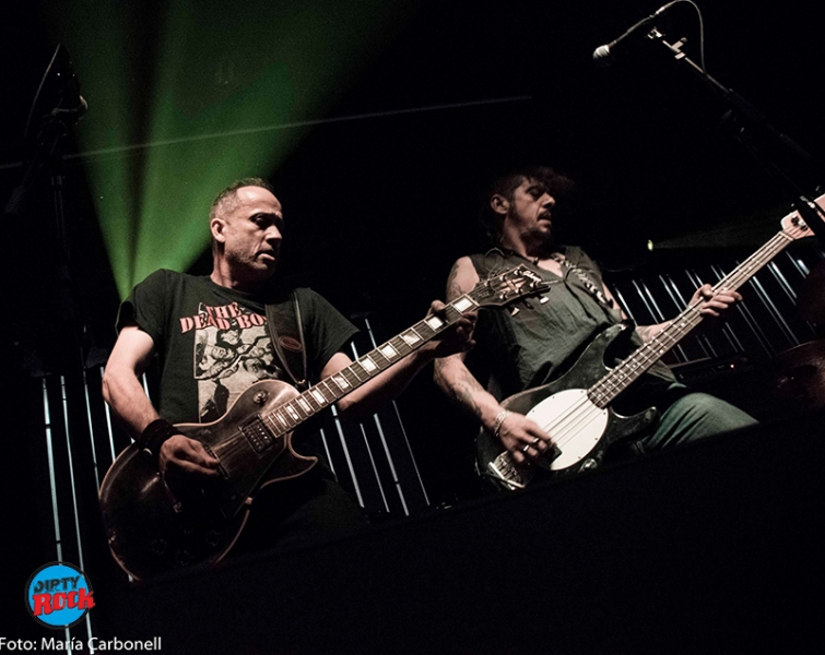 Resabiados abriendo para The Damned en Valencia 2016.3