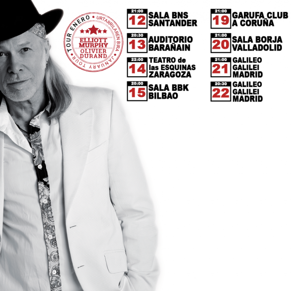 Gira española de Elliott Murphy & Olivier Durand