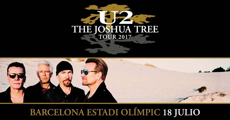 U2 actuará en Barcelona en el The Joshua Tree Tour, única fecha en España