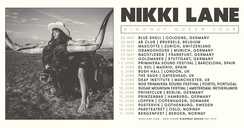 Nikki Lane en Barcelona y Madrid 2017 Primavera Sound