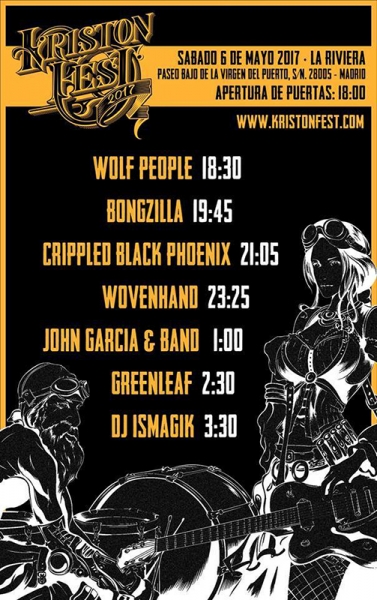 Kristonfest Madrid 2017 horarios