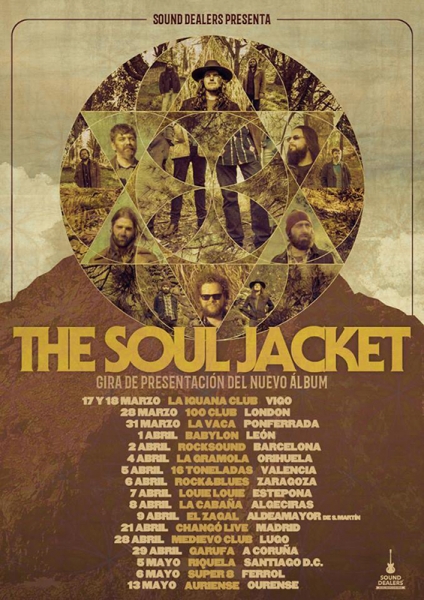The Soul Jacket publican nuevo disco tour gira 2017