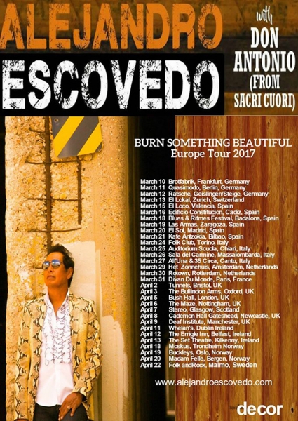 Entrevista a Alejandro Escovedo Don Antonio gira española