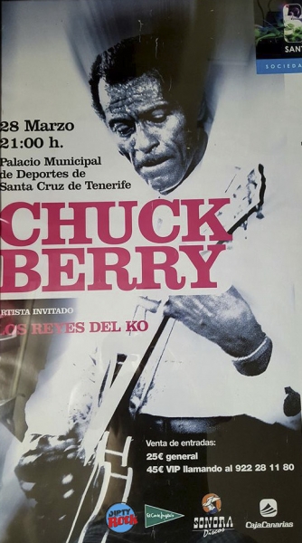 Chuck Berry concierto pabellón de deportes Santa Cruz Tenerife marzo 2008 Chuck Berry concierto pabellón de deportes Santa Cruz Tenerife marzo 2008