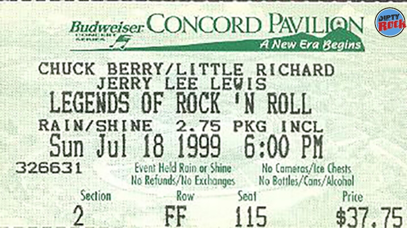 Chuck Berry entradas en San Francico Legends of Rock and Roll Little Richard y Jerry Lee Lewis
