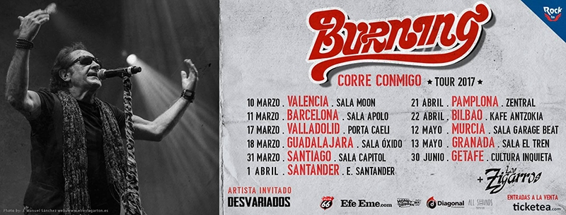 Entrevista a Johnny Burning Burning gira Corre Conmigo.9