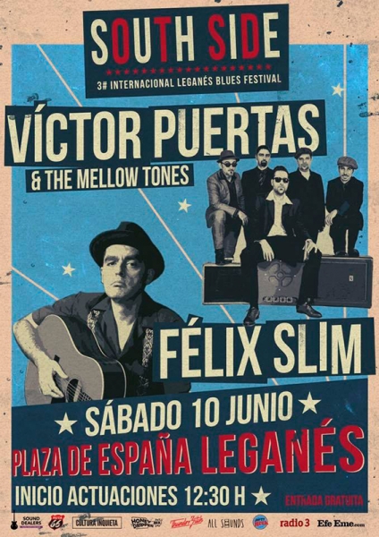 Entrevista Felix Slim en el Leganés Blues Festival