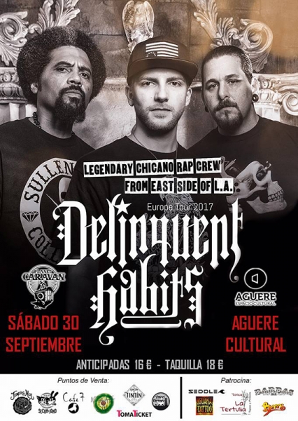 Delinquents Habits anuncian nuevo disco y conciertos en Barcelona, Madrid y Tenerife 2017