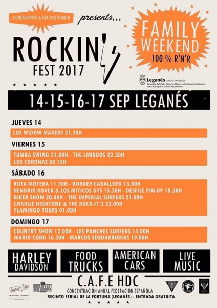 Cuarta edición del Rockin' Fest Leganés horarios