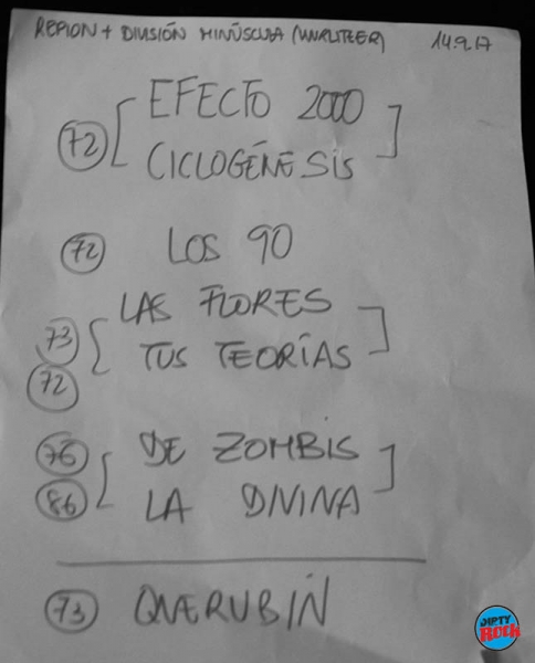 Repion presentando nuevo disco Wurlitzer