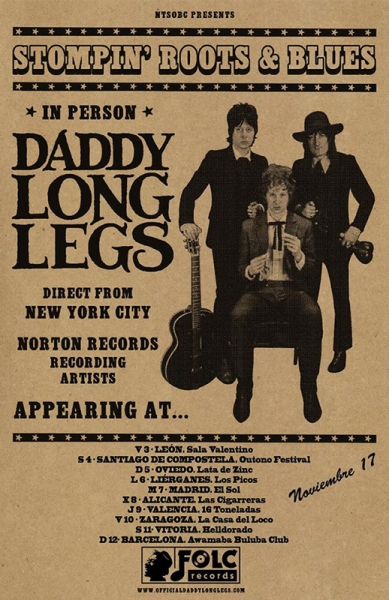 Daddy Long Legs gira española 2017