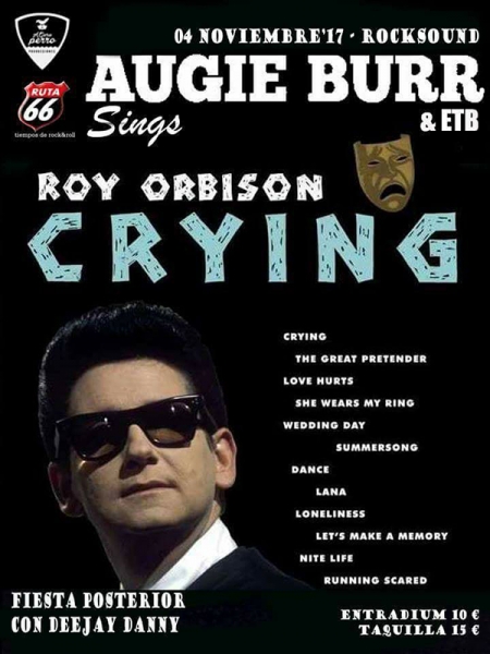 Clico Acaraperro 2017 Roy Orbison Rocksound Barcelona Clico Acaraperro 2017 Roy Orbison Rocksound Barcelona