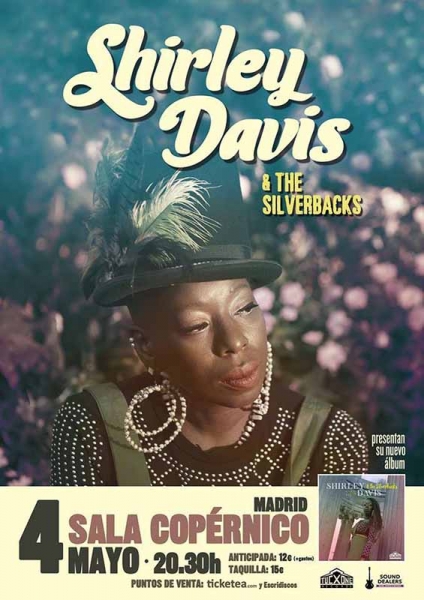 Shirley Davis & The Silverbacks Sala Copérnico Madrid 2018