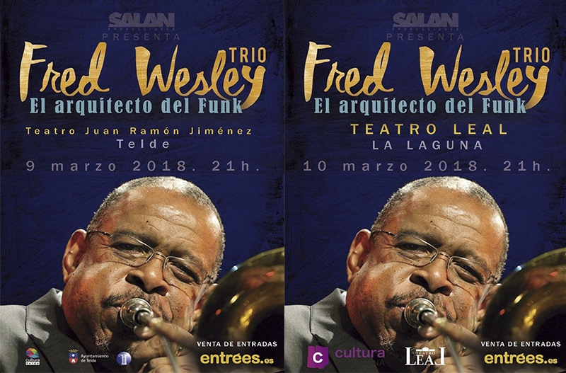 Fred Wesley en Telde y La Laguna marzo 2018