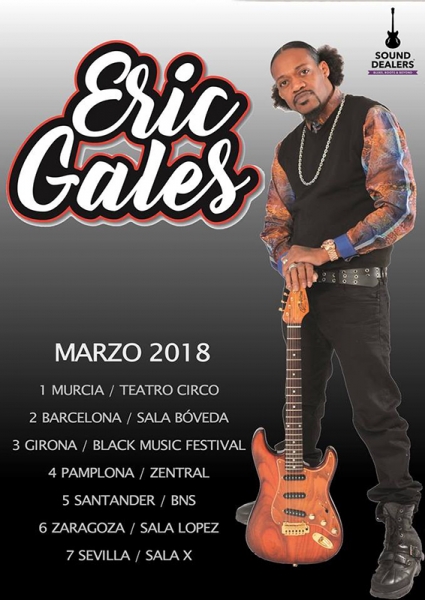 Nueva gira de Eric Gales en marzo