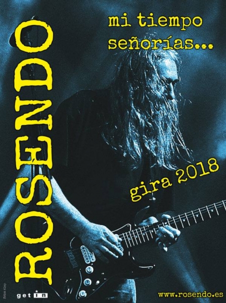 Rosendo anuncia su retirada de los escenarios con la gira Mi tiempo señorías...Las Palmas 1 junio 2018