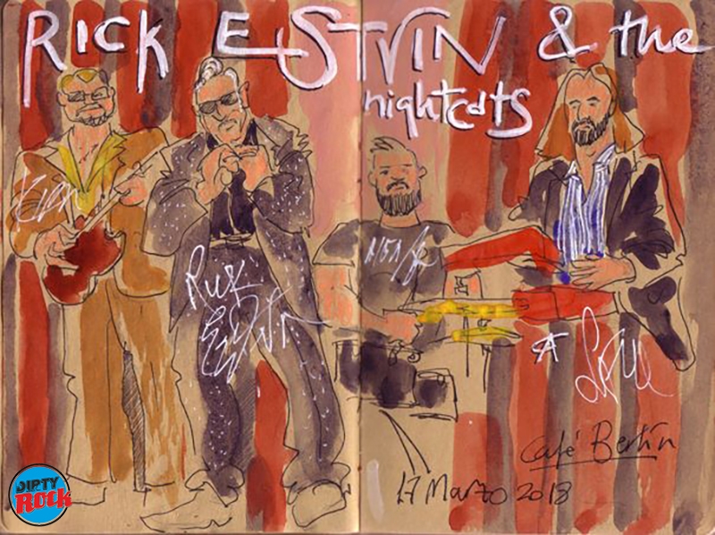 Rick Estrin & The Nightcats Madrid 2018 Cafe´Berlín