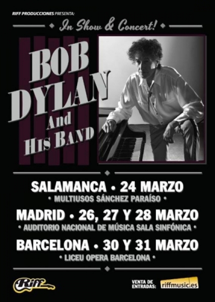 Bob Dylan crónica 2018 Salamanca España