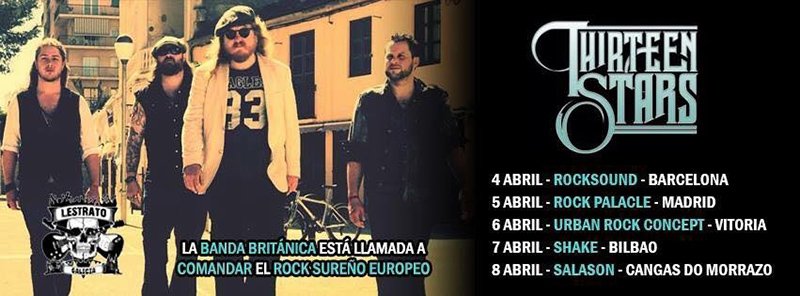 Entrevista a Thirteen Stars gira española 2018